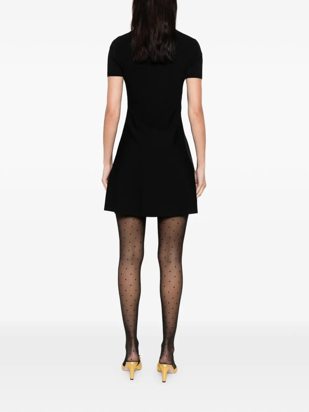 Bow-detail mini dress-VALENTINO-Verso