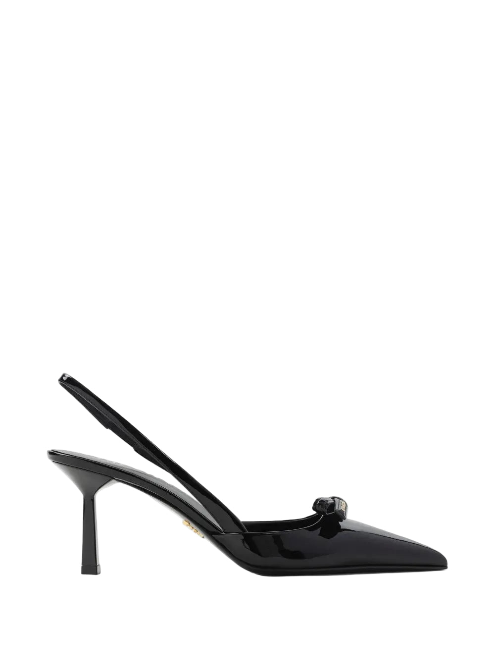 Bow Slingback Leather Pumps-PRADA-Verso