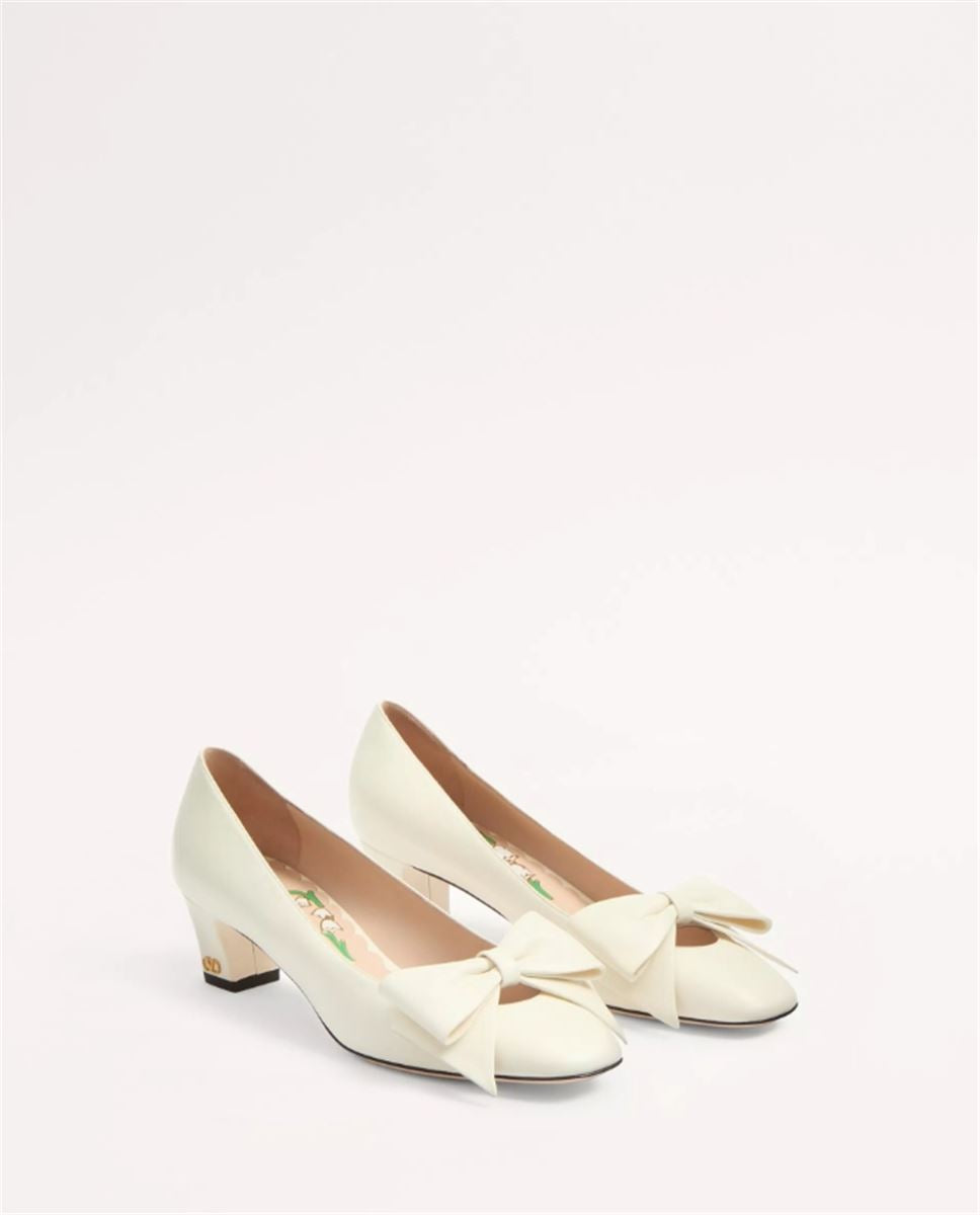 BOWOW PUMP IN KIDSKIN-VALENTINO-Verso
