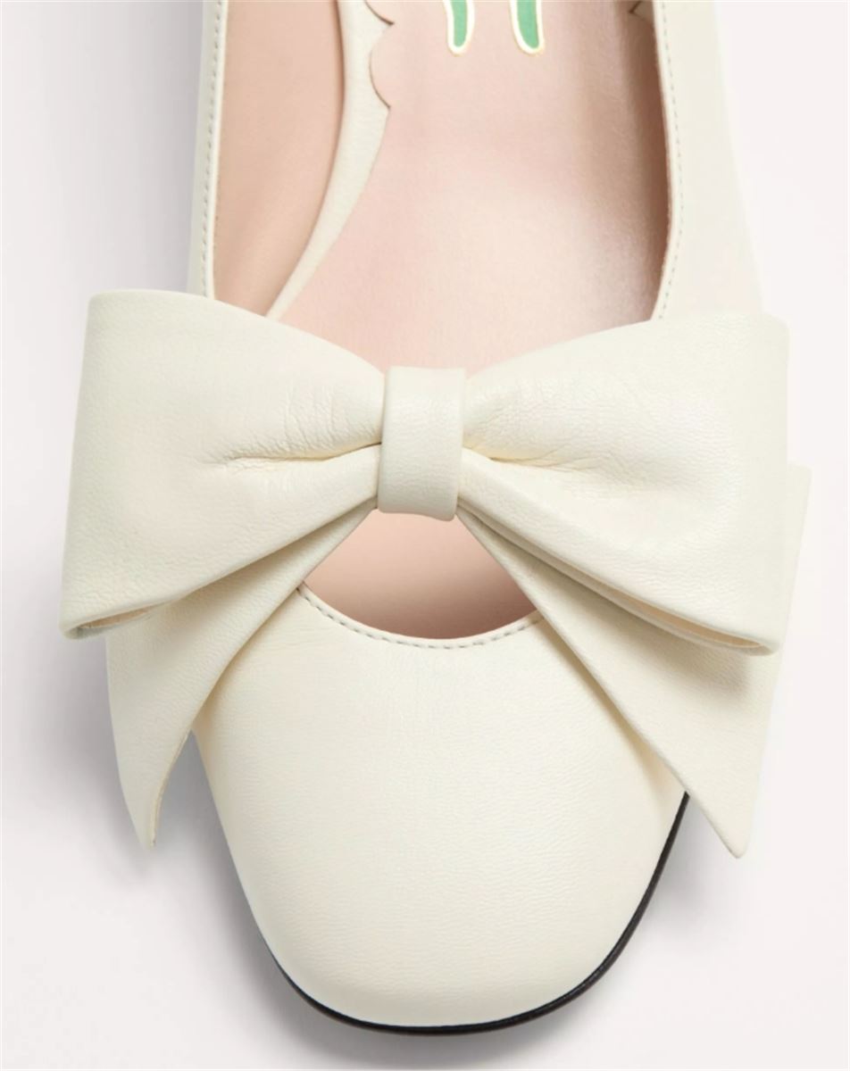 BOWOW PUMP IN KIDSKIN-VALENTINO-Verso