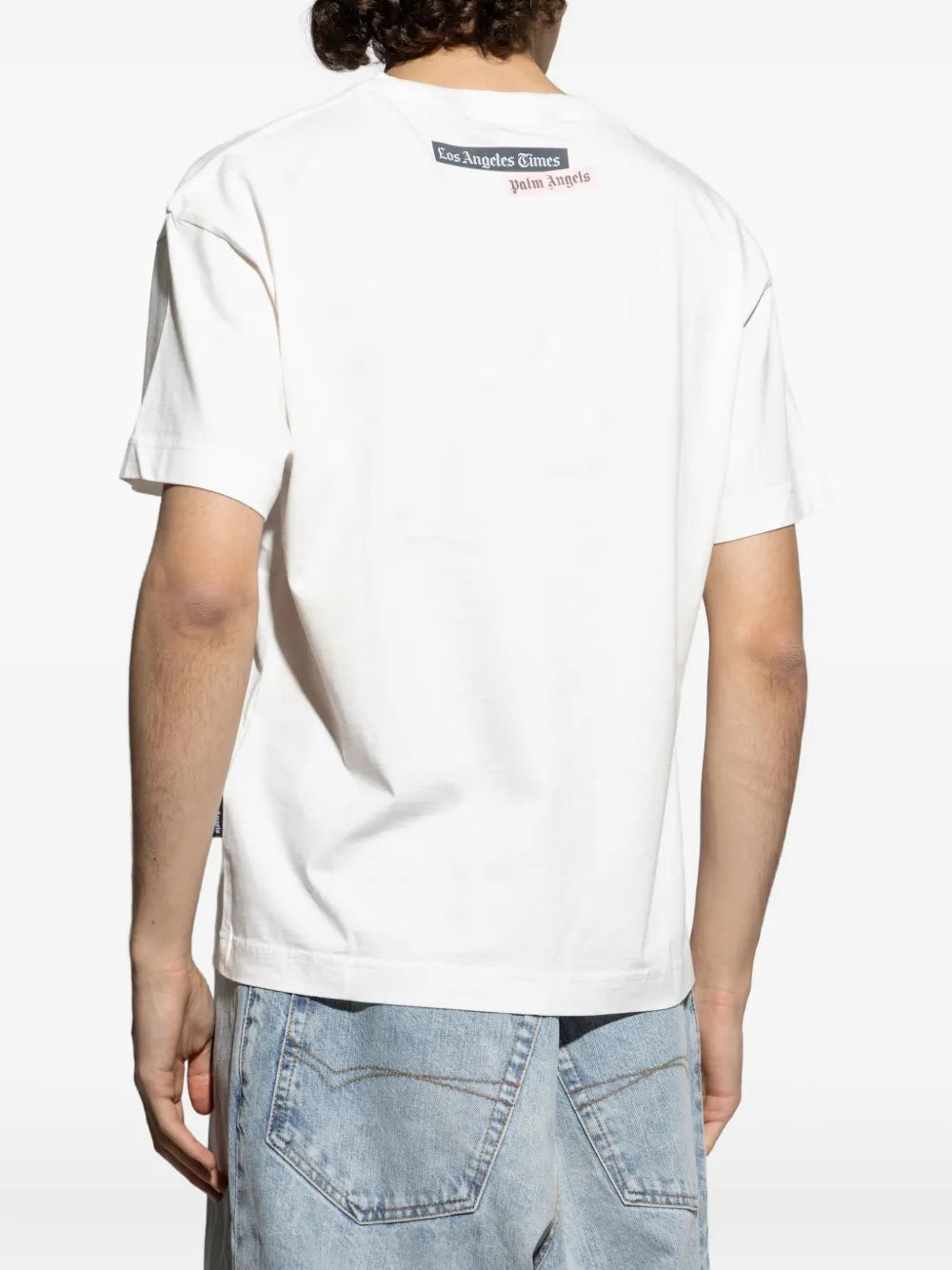 Breaking news graphic t-shirt-PALM ANGELS-Verso