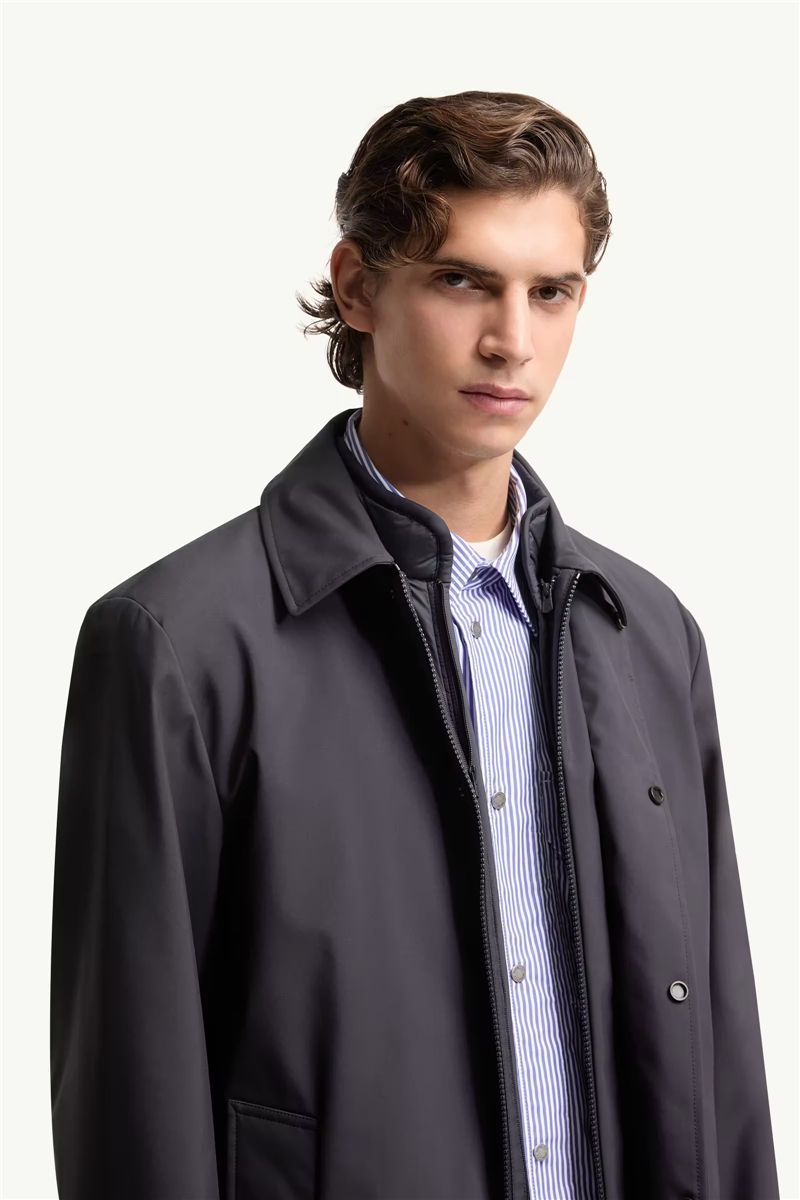 Brecon mid-length 3-in-1 down shirt jacket-MONCLER-Verso