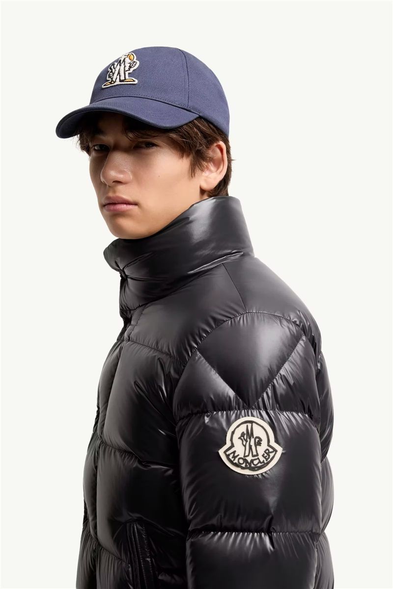 Brendola laqué short down jacket-MONCLER-Verso
