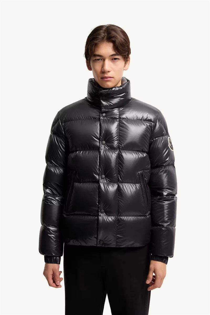 Brendola laqué short down jacket-MONCLER-Verso
