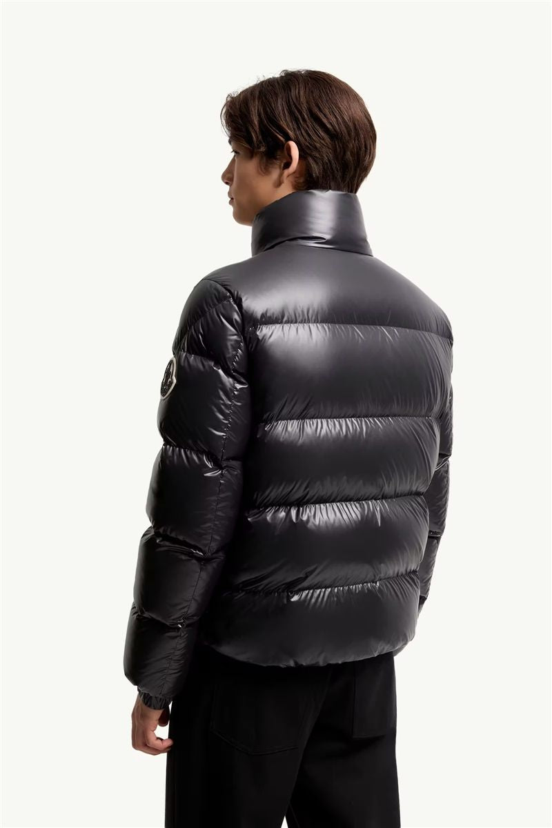 Brendola laqué short down jacket-MONCLER-Verso