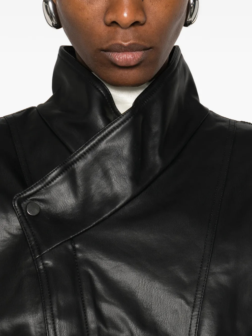 Brooklyn asymmetric panelled jacket-THE GARMENT-Verso