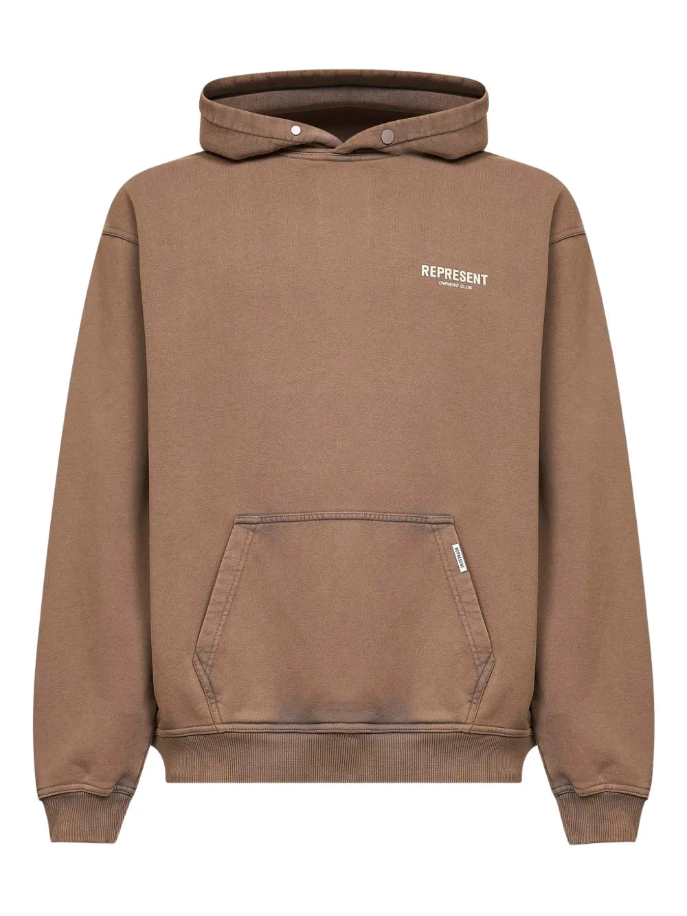 Brown cotton hoodie-REPRESENT-Verso