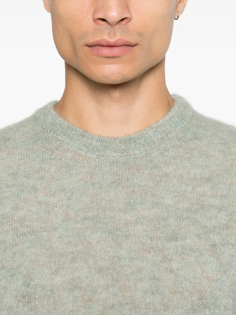 Amaranto brushed-knit sweater-AMARÁNTO-Verso