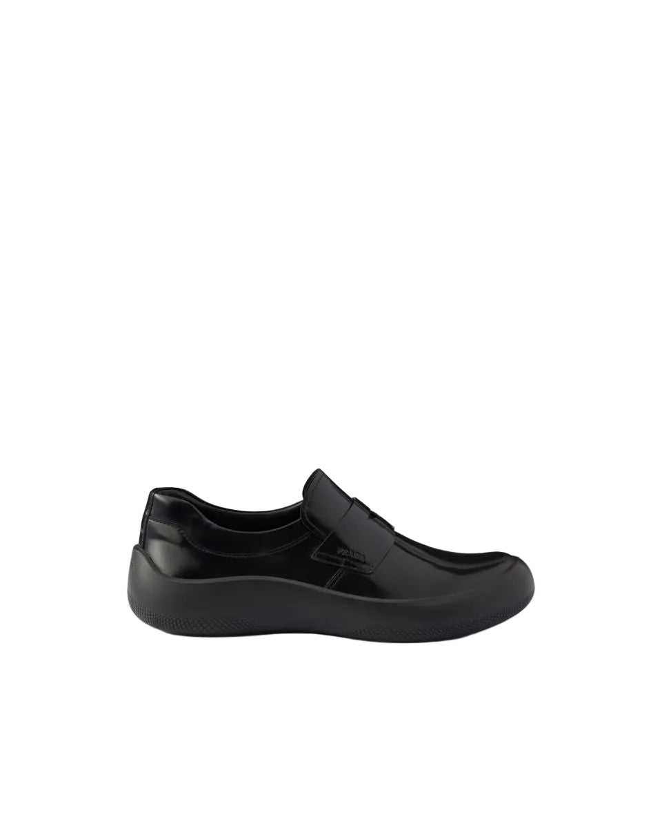 Brushed leather loafers-PRADA-312168-6-Verso