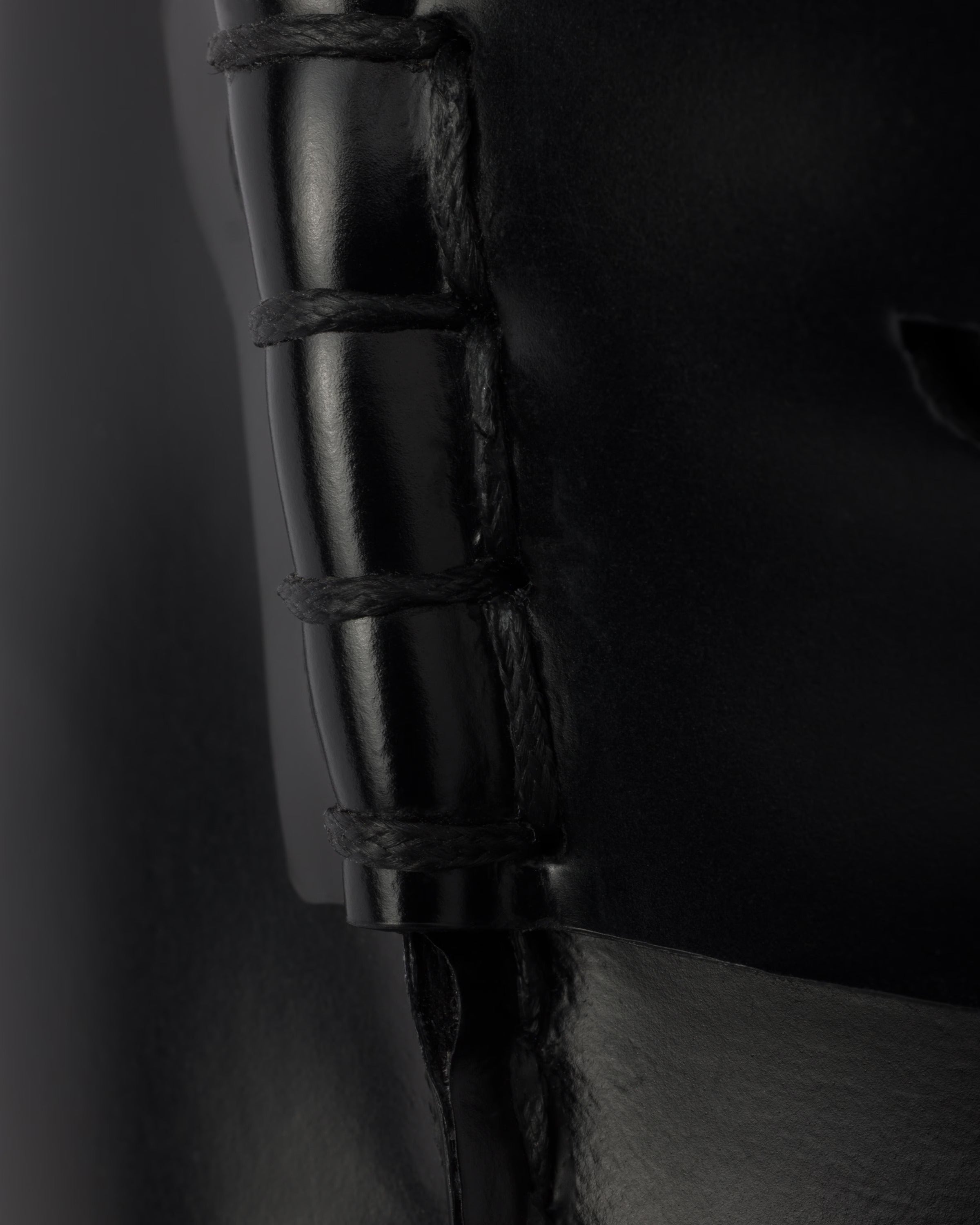 Brushed leather loafers-PRADA-Verso