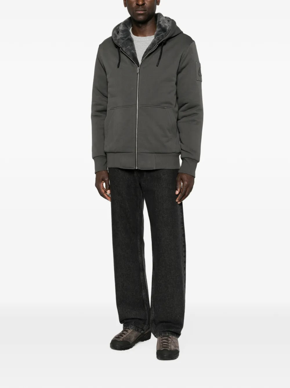 Bunny logo-patch hoodie-MOOSE KNUCKLES-Verso