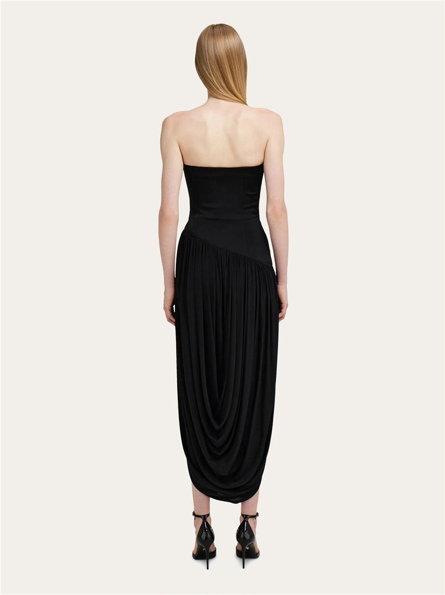 Bustier dress-FERRAGAMO-Verso