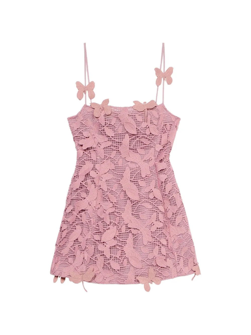 Butterfly-appliqué mini dress-BLUMARINE-308198-40-Verso