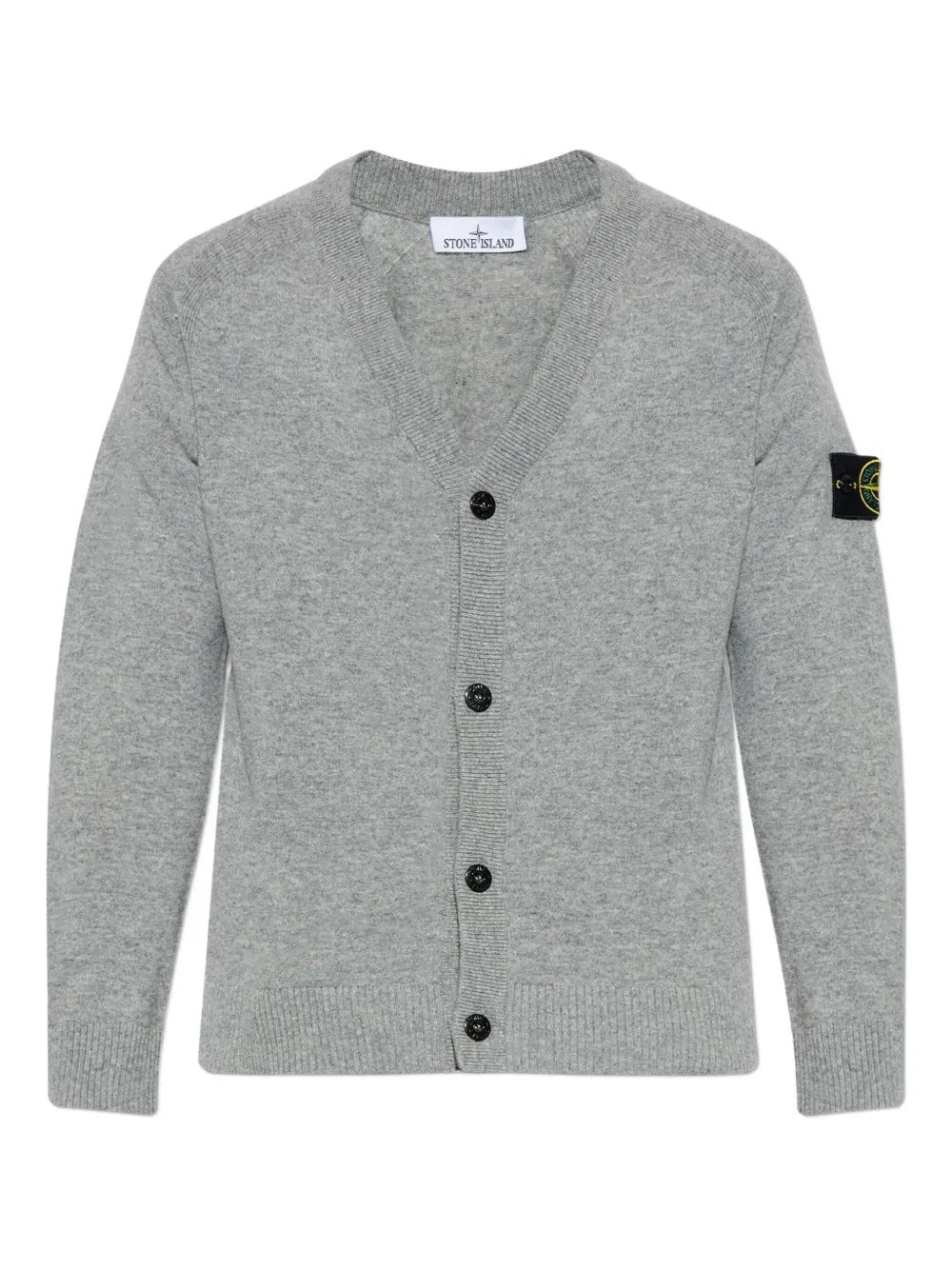 Button-fastening Cardigan-STONE ISLAND-Verso