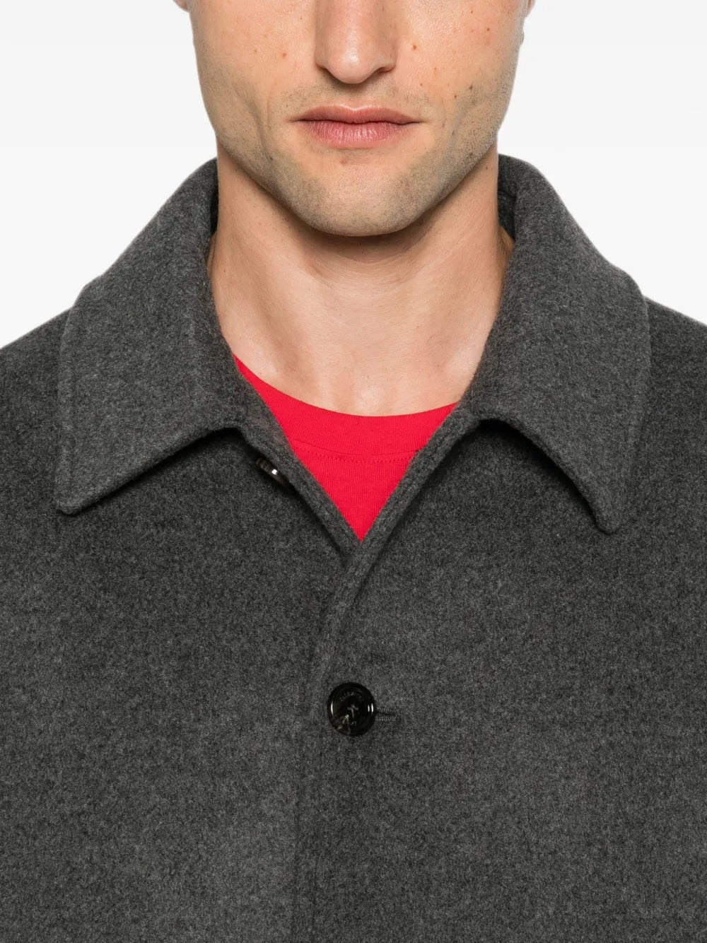 Button-fastening flap-pocket jacket-VALENTINO-Verso