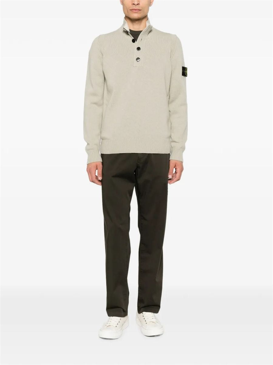 Button-fastening polo shirt-STONE ISLAND-Verso