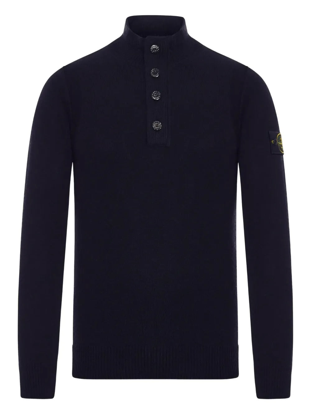 Button-fastening Polo Shirt-STONE ISLAND-Verso