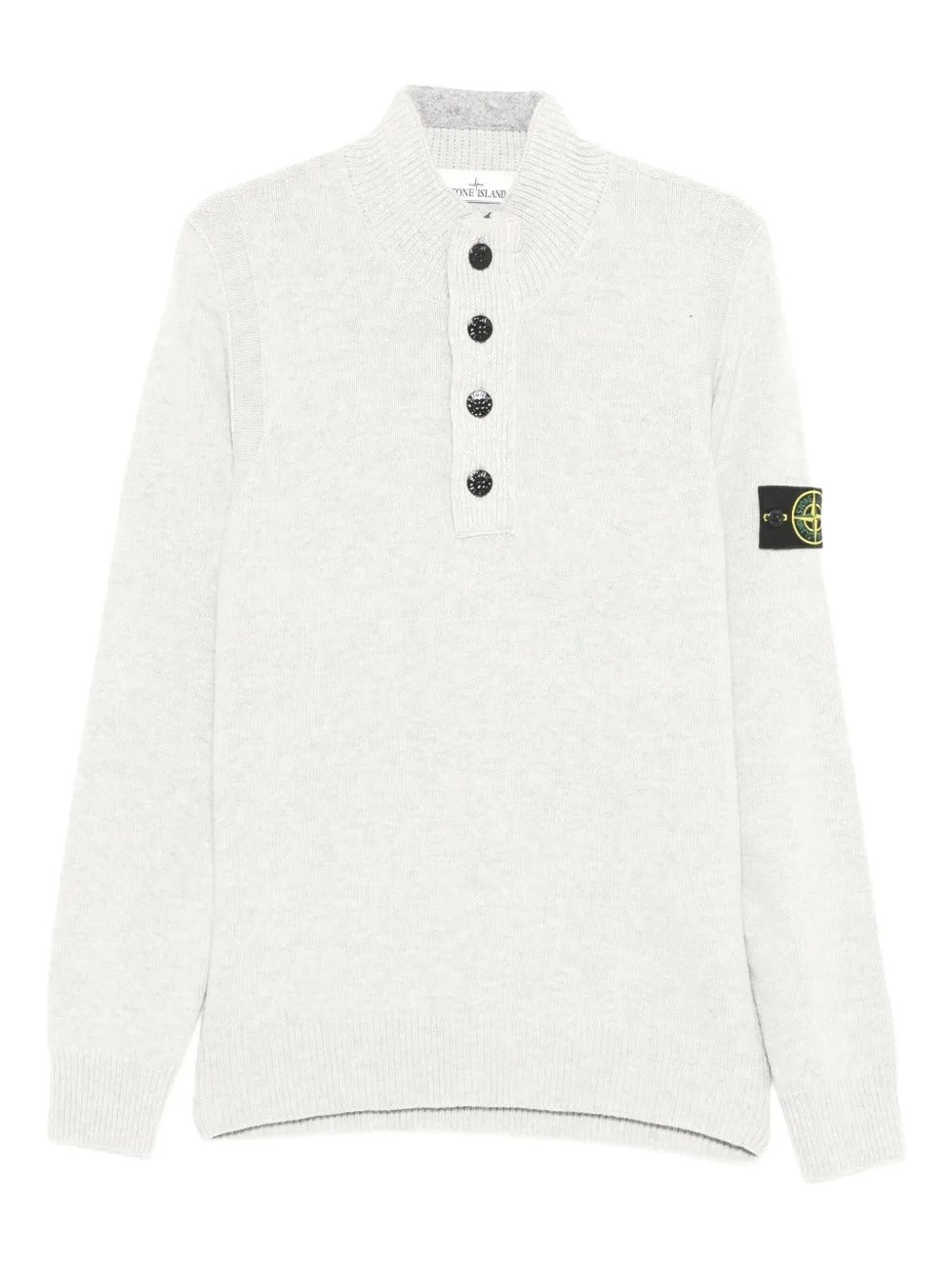 Button-fastening Polo Shirt-STONE ISLAND-Verso