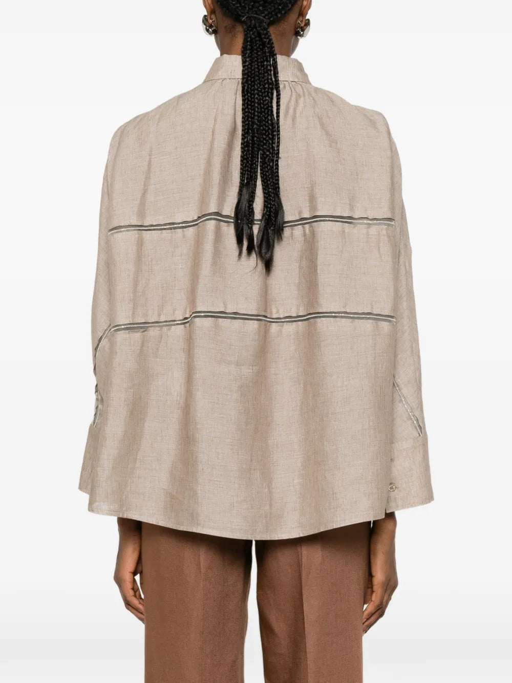 Button-Fastening Shirt-FABIANA FILIPPI-Verso