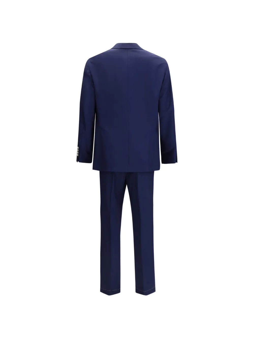 Button wool suit-BRUNELLO CUCINELLI-Verso