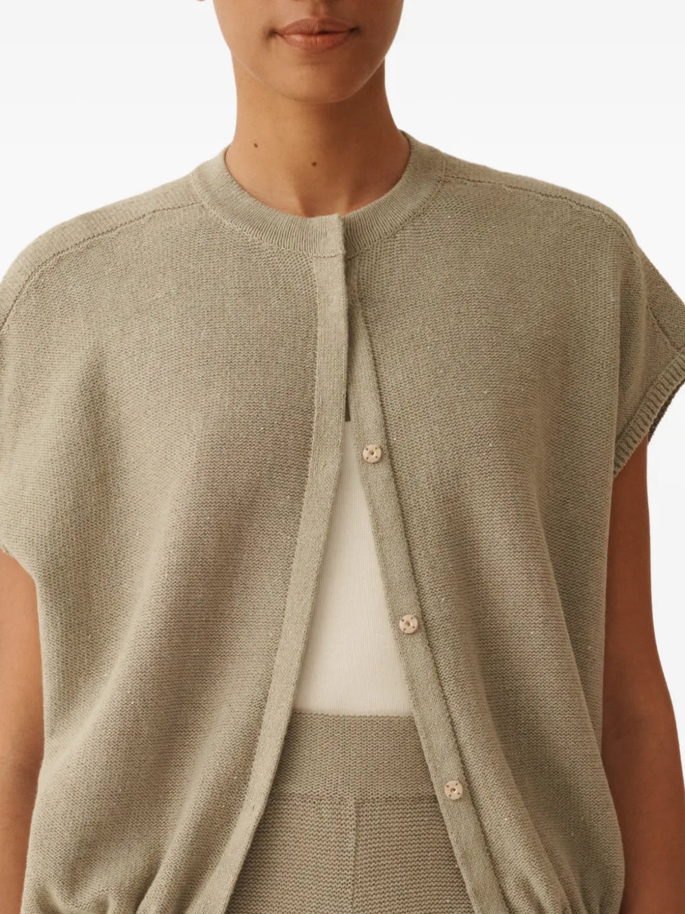 Buttoned cardigan-FABIANA FILIPPI-Verso