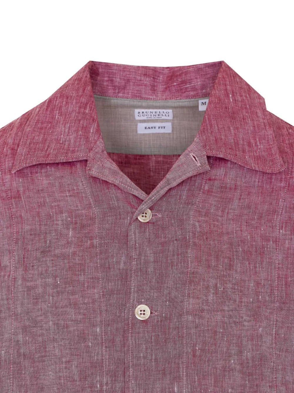Buttoned Long-sleeve Shirt-BRUNELLO CUCINELLI-Verso