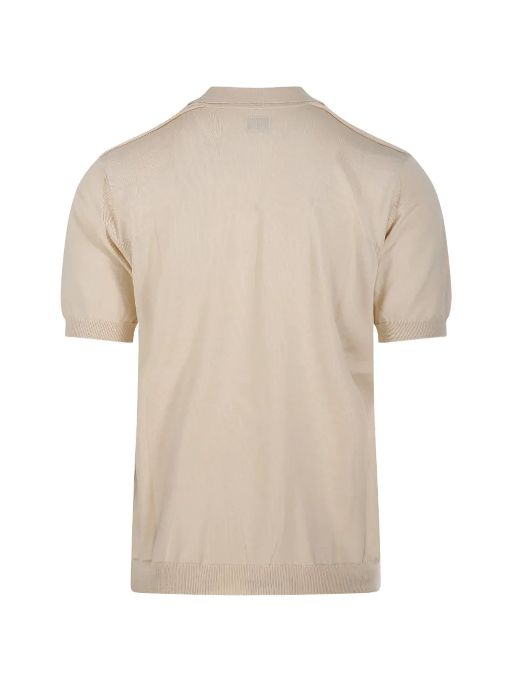 Buttoned short-sleeve knitwear-C.P. COMPANY-Verso