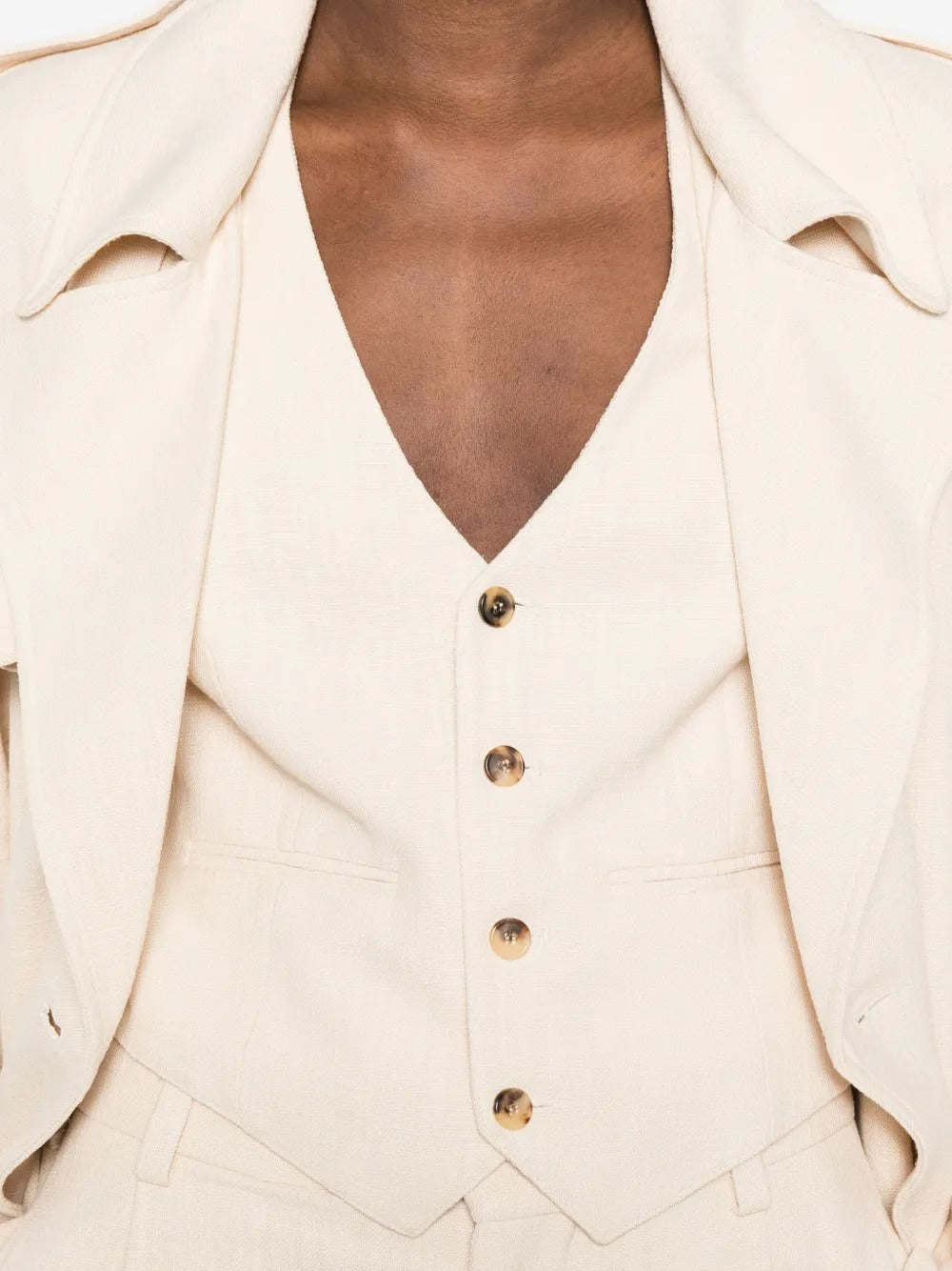 Wardrobe.nyc buttoned waistcoat-WARDROBE NYC-Verso