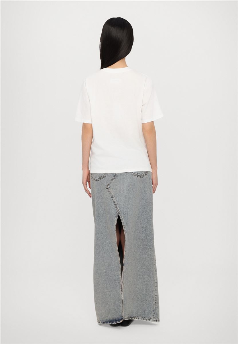 LOGO COTTON T-SHIRT -  MM6 -  Verso