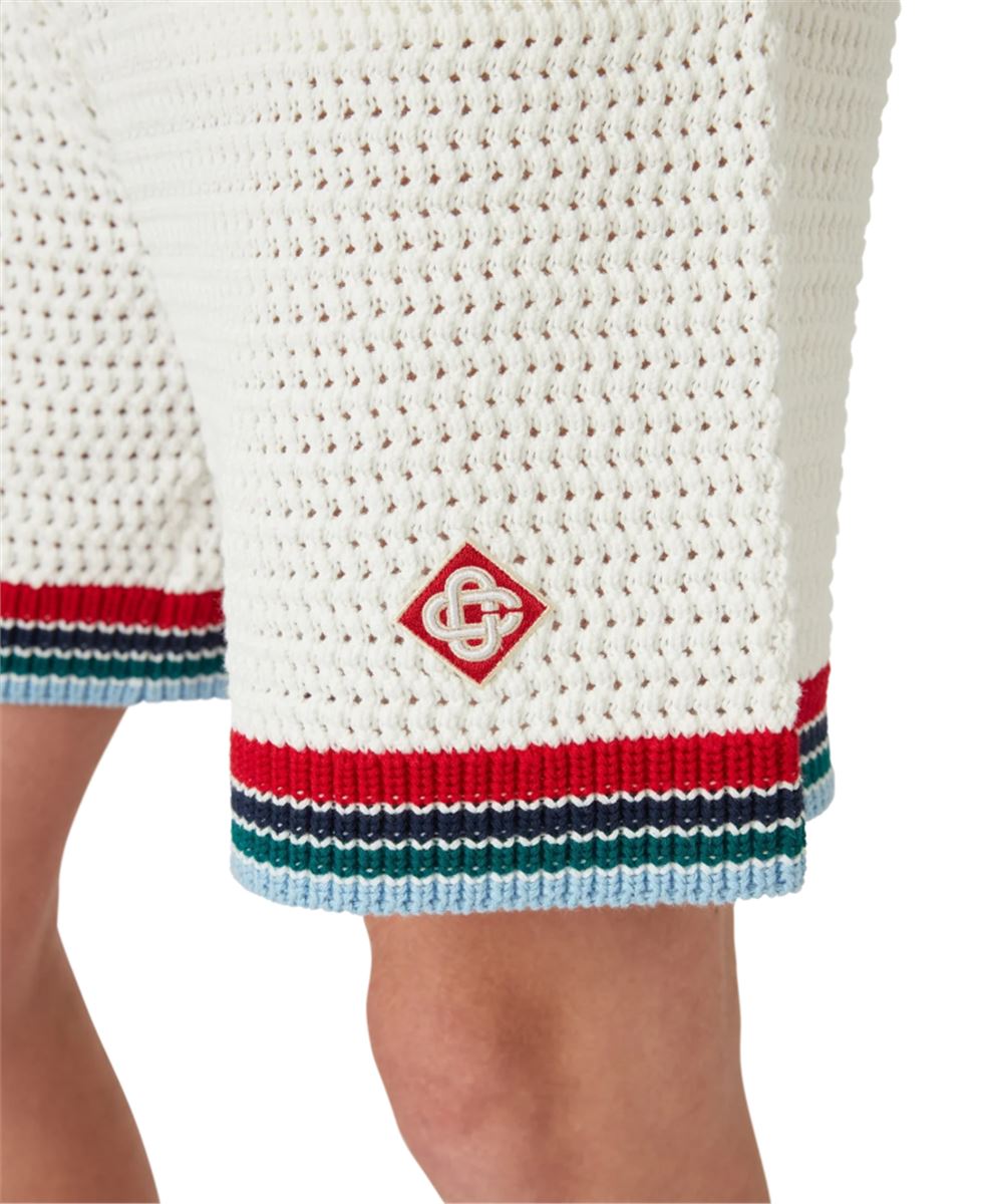 CROCHET SPORTY SHORTS - CASABLANCA - Verso