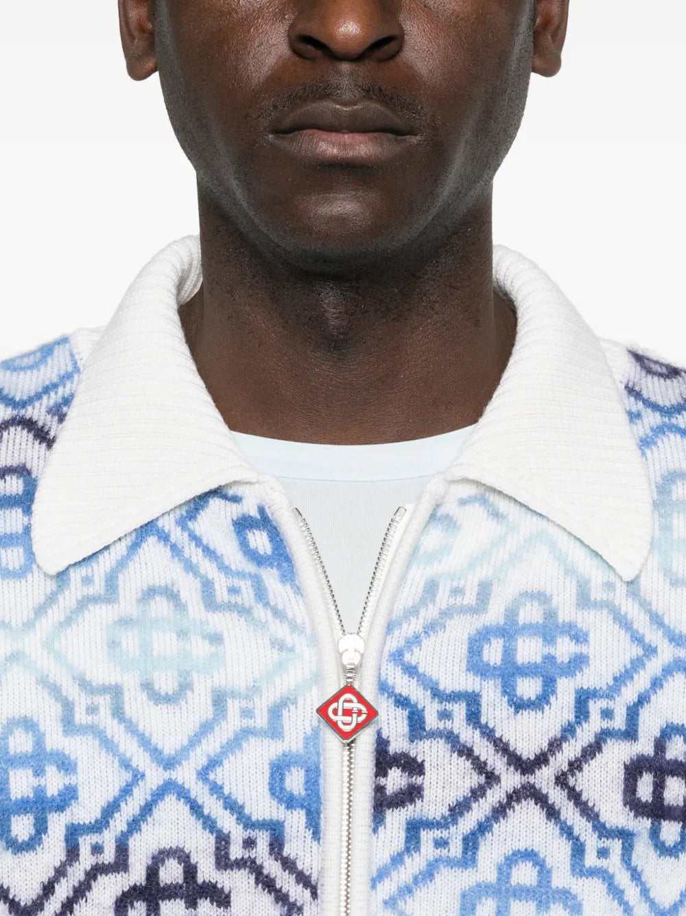 Zip-up cardigan-CASABLANCA-Verso