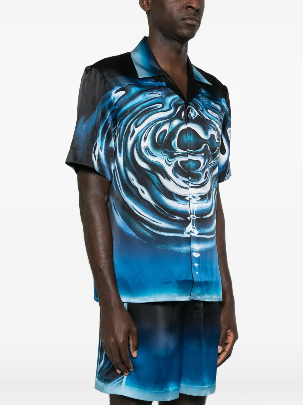 Ripple cuban collar shirt-CASABLANCA-Verso