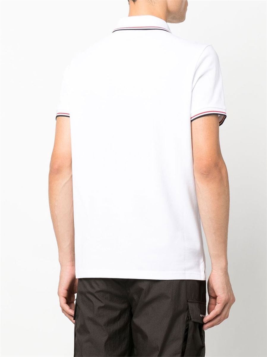 LOGO-PATCH SHORT-SLEEVE POLO SHIRT MONCLER