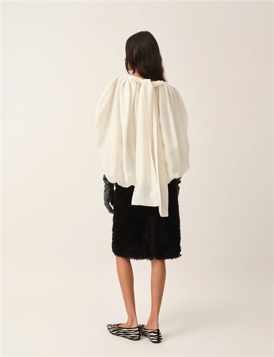 Eleanor bubble top cream-THE GARMENT-Verso
