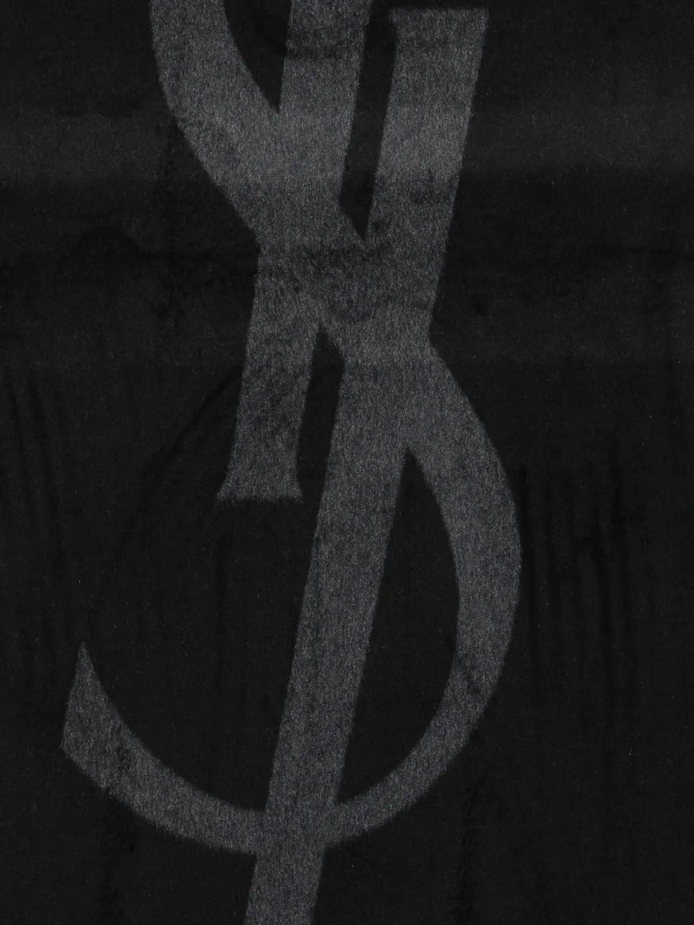 Logo-jacquard silk scarf