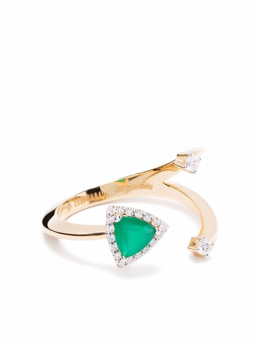18KT YELLOW GOLD RING - ANAPSARA - Verso