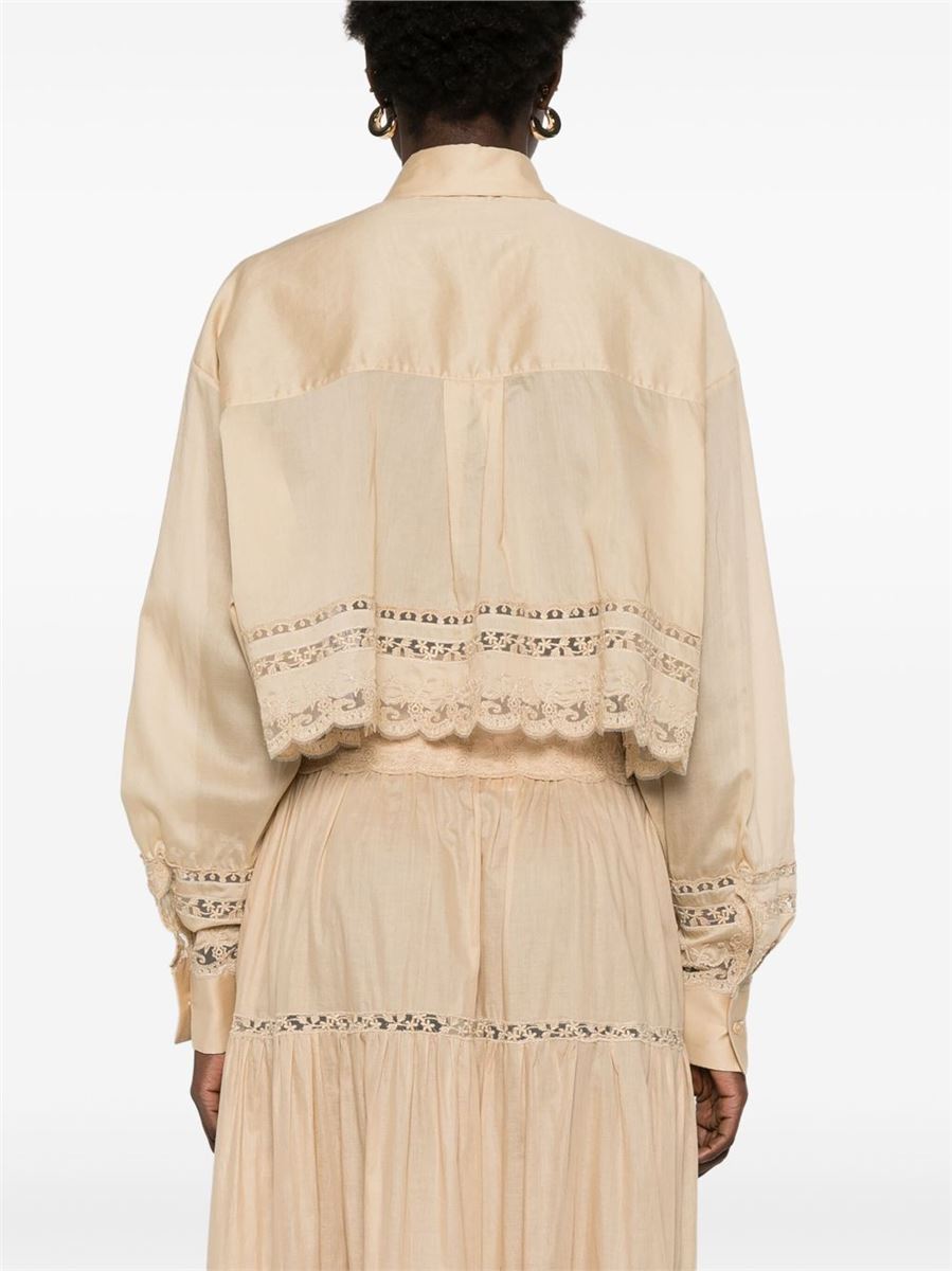 FLORAL-EMBROIDERY SHIRT -  ERMANNO SCERVINO -  Verso