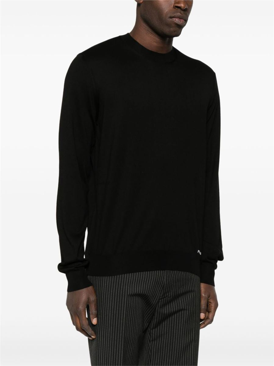 RECYCLED-SILK SWEATER - PRADA - Verso