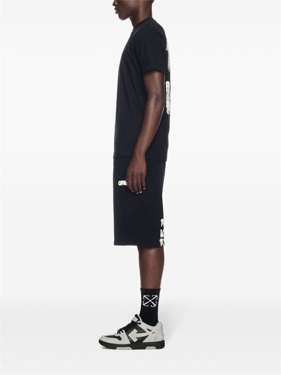 SPRAY ARROW SLIM FIT T-SHIRT -  OFF-WHITE -  Verso