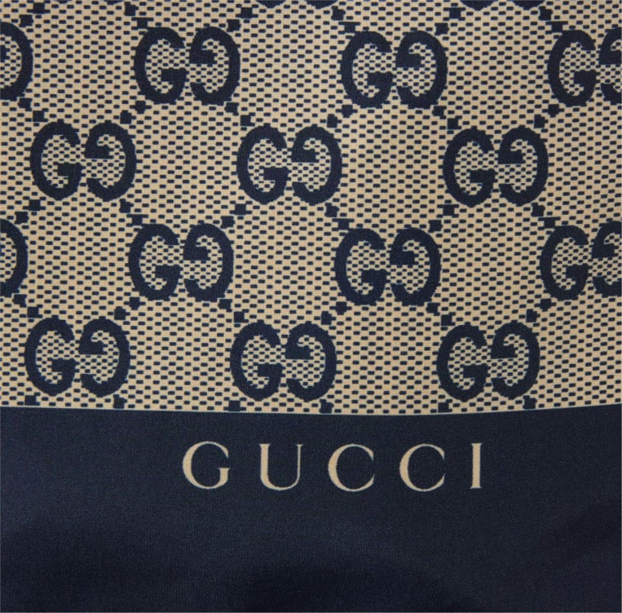 PRINTED POPLIN TECH SWIM SHORTS - GUCCI - Verso