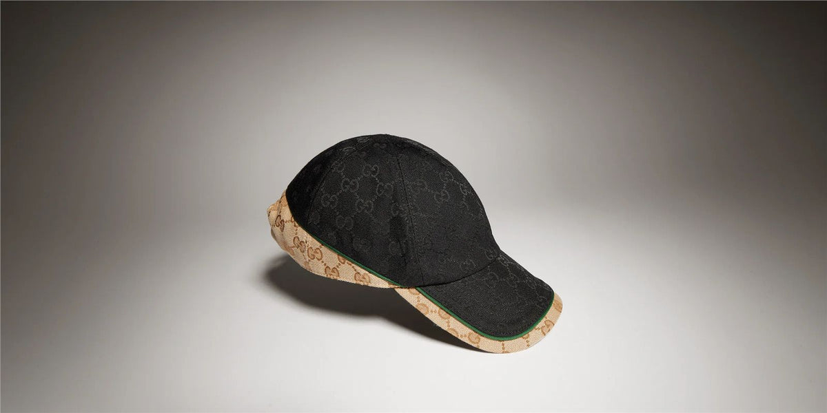 Gg cotton canvas baseball hat-GUCCI-Verso