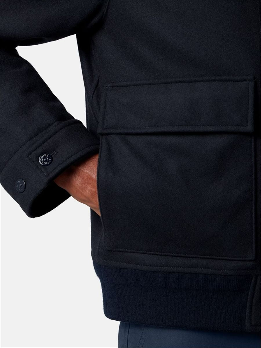 Padded coach jacket with anti-drop