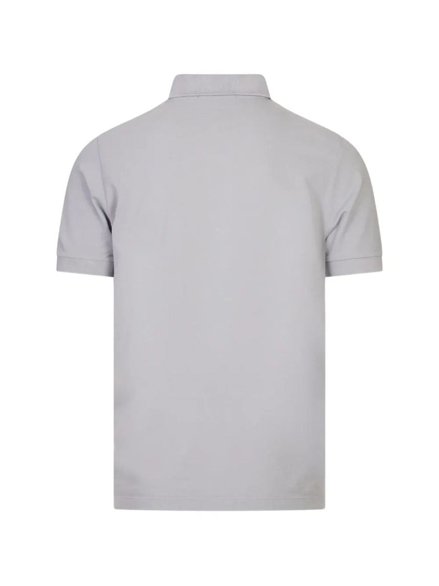 Slim-fit short-sleeve polo with compass patch-STONE ISLAND-Verso