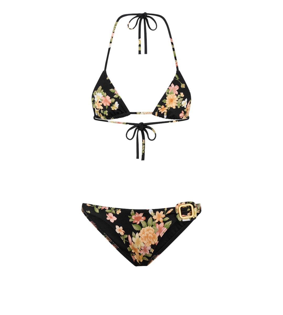 TRIANGLE BIKINI WITH BUCKLE DETAIL AND TOM FORD METAL PLAQUE - TOM FORD - Verso