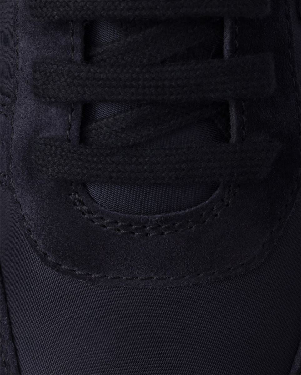 PRAX 01 RE-NYLON AND SUEDE SNEAKERS - PRADA - Verso