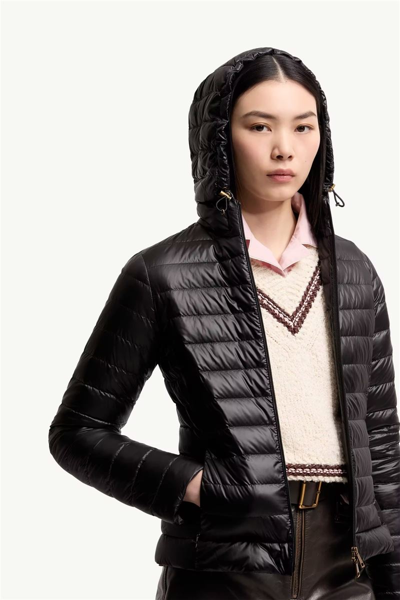 Igelhood short down jacket-MONCLER-Verso