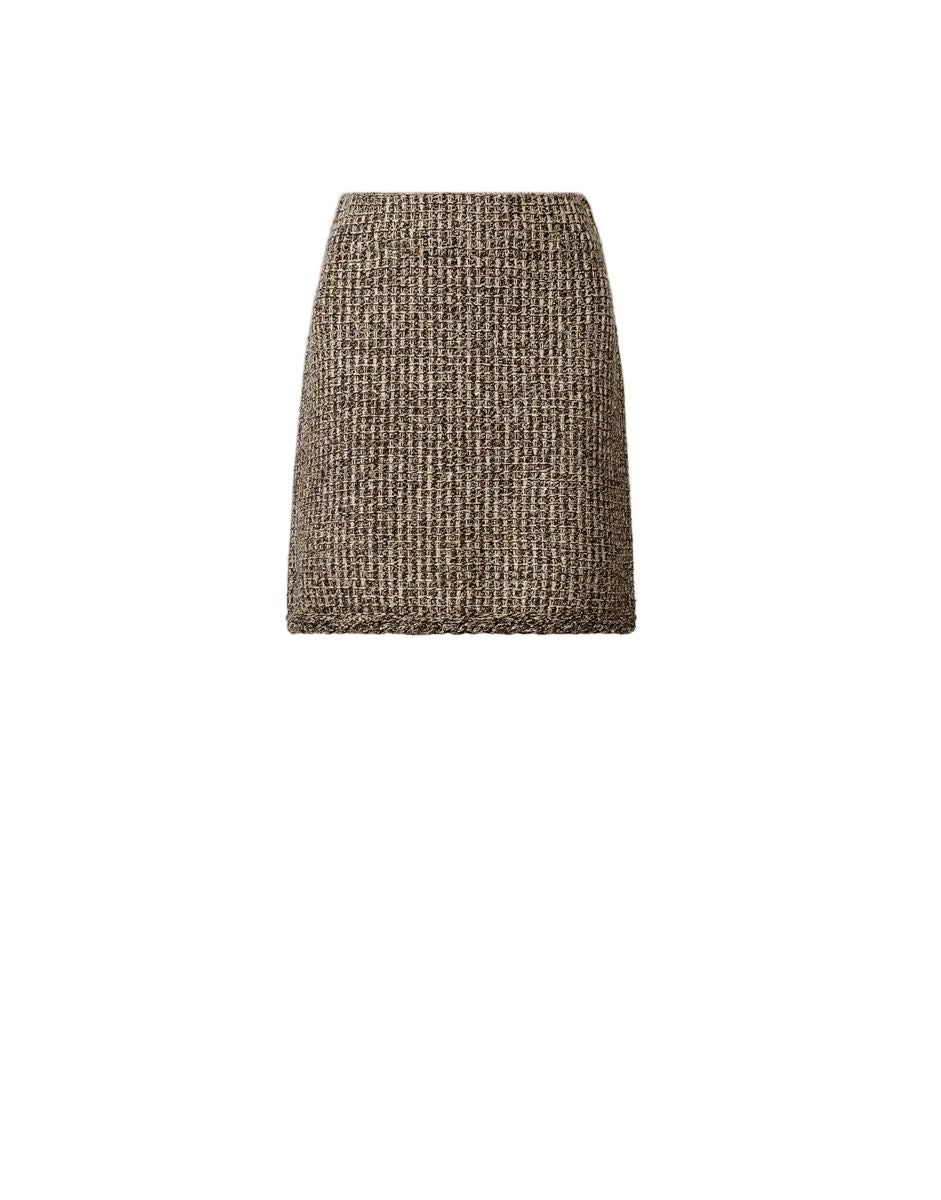 Tweed miniskirt-FABIANA FILIPPI-313037-40-Verso