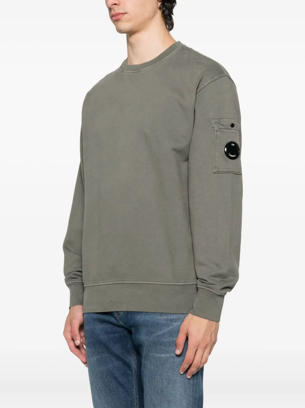 C.p. company pocket-detail crewneck sweatshirt-CP COMPANY-Verso