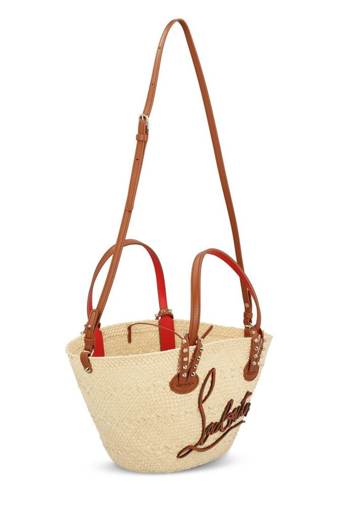 Cabata Straw Tote Bag-LOUBOUTIN-Verso