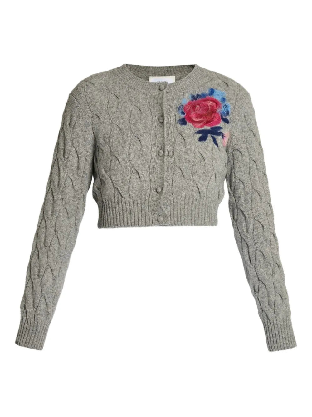 Cable-knit cardigan-ERDEM-Verso